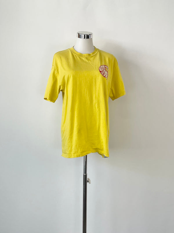 Carhartt WIP Yellow 'Time Is Up' T-Shirt - S