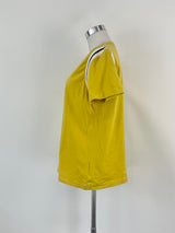 Kloke Mustard Yellow Contrast-Shoulder T-Shirt - AU8