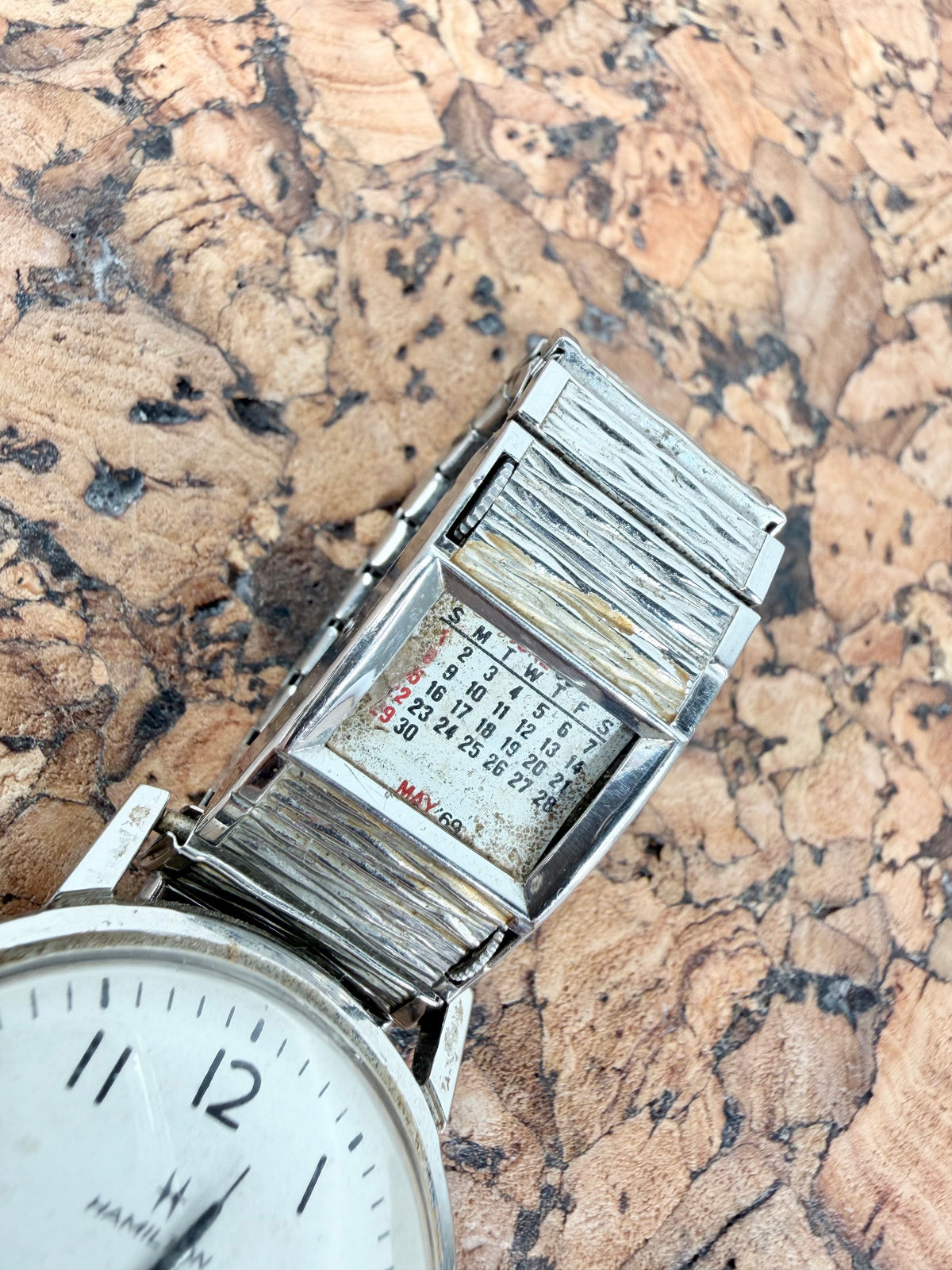 Vintage Hamilton Electric Skip Jack Silver Watch