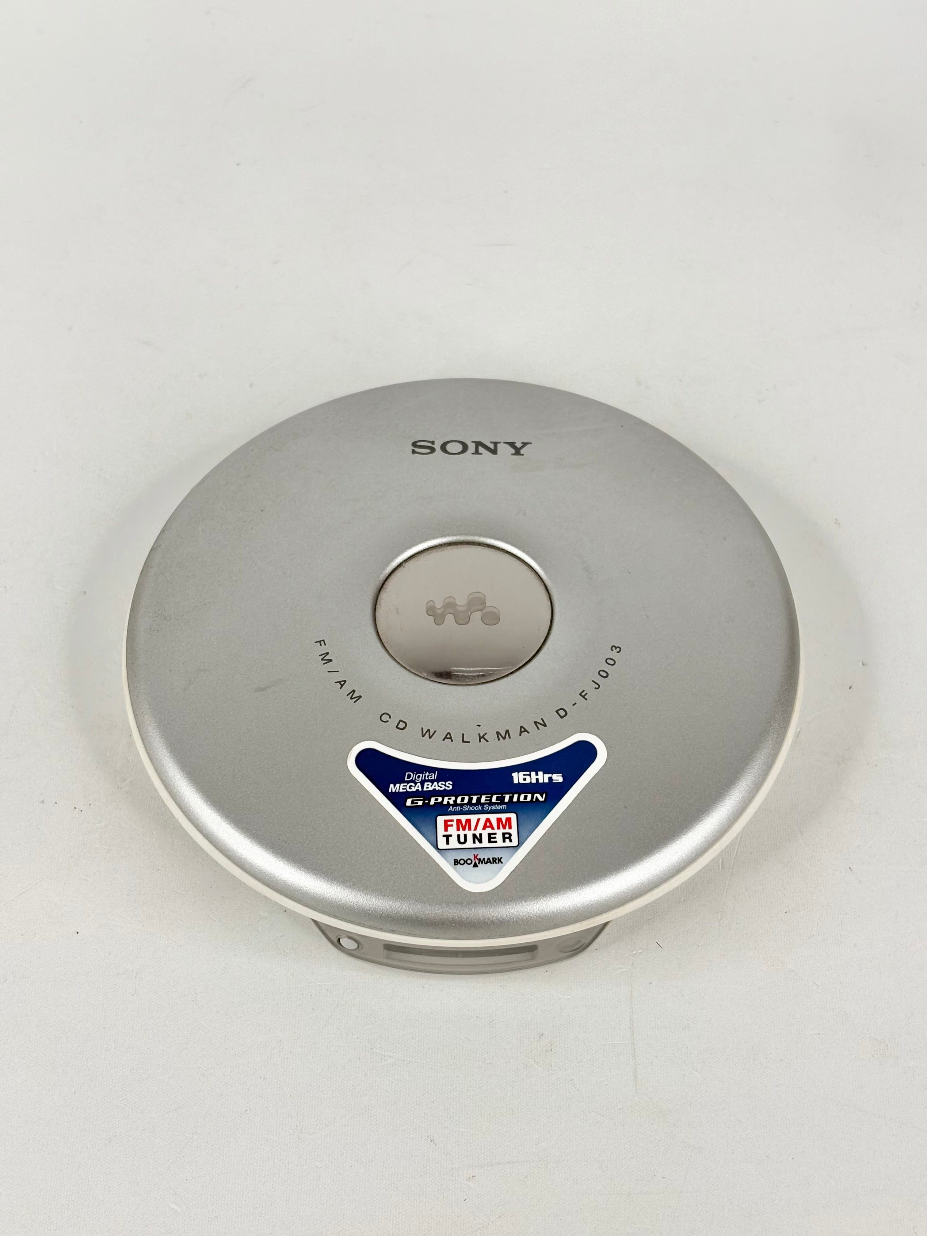 Sony FM/AM D-FJ003 Grey CD Walkman