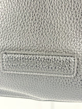 Cosgrove & Beasley Black Grained PU Shoulder Bag