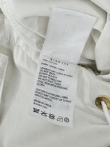 Dion Lee White Twill Parachute-Style Pants - AU6/8