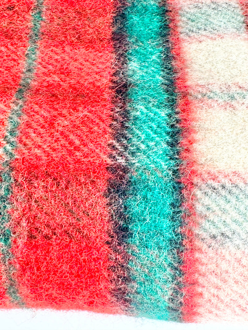 Tartan Wool Blend Blanket
