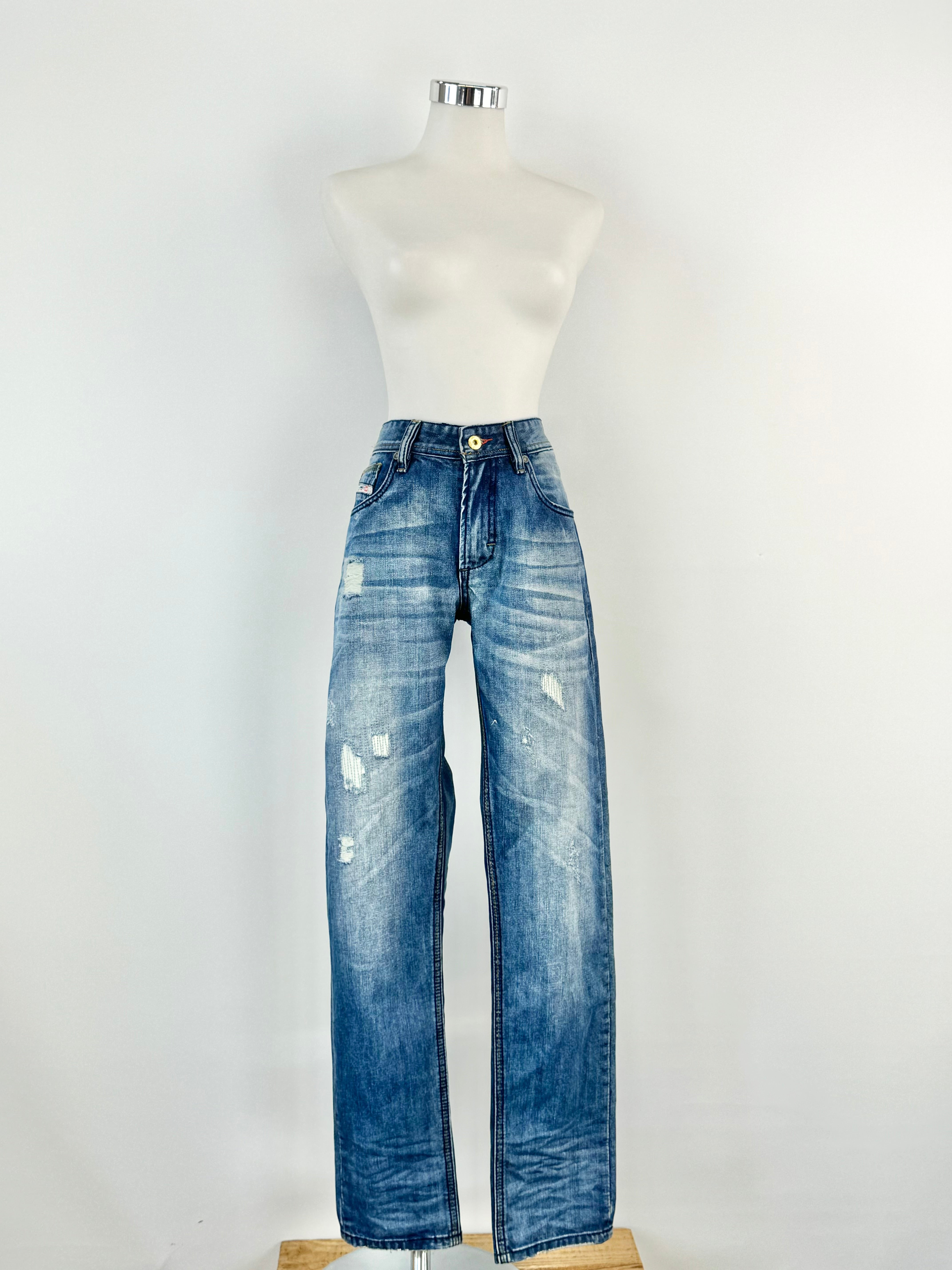 Diesel Blue Rip Skinny Jeans NWT - 32