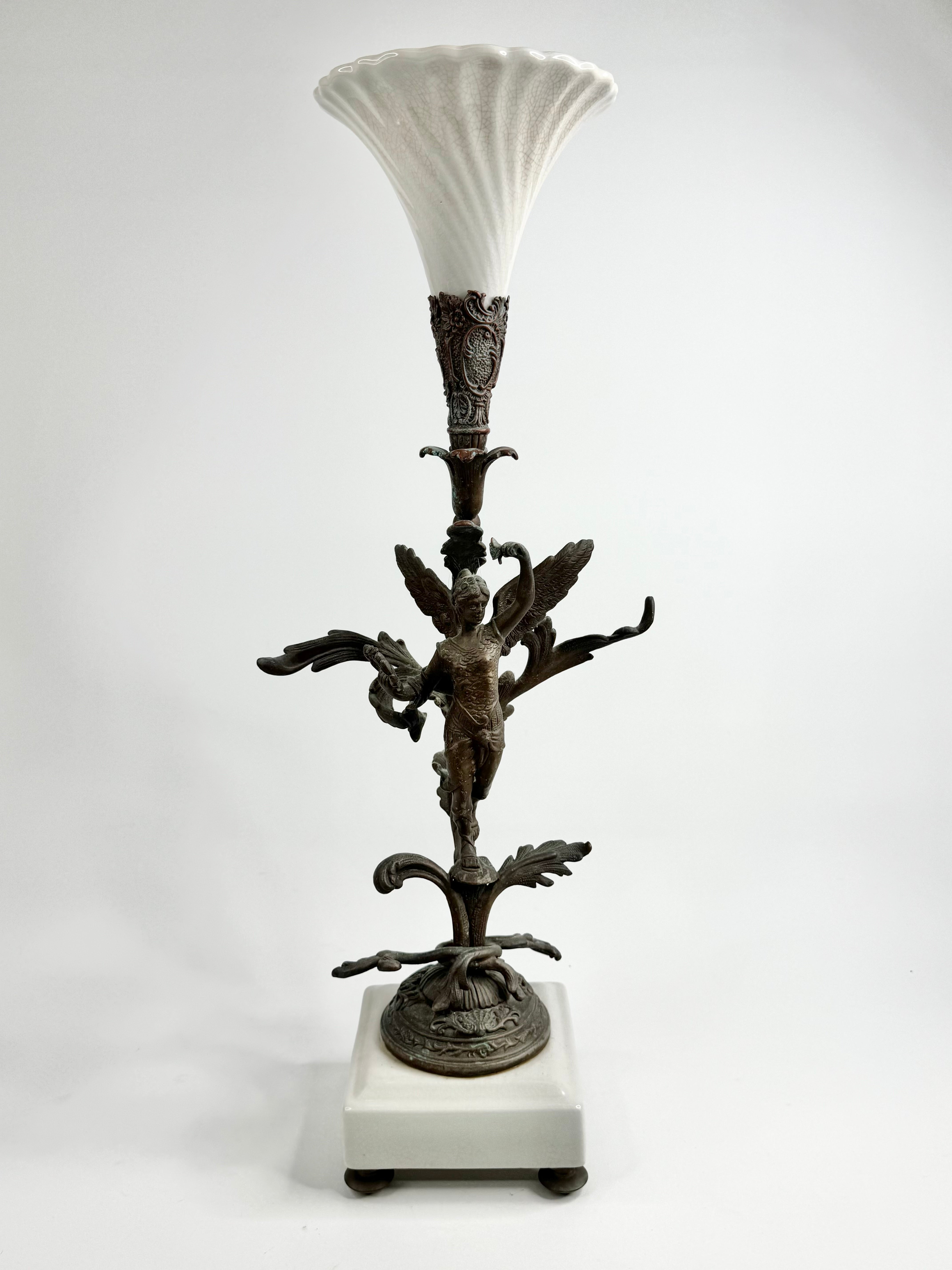 Vintage R.M. Hall Pty Ltd Limited Belle Époque Style Figural Lamps