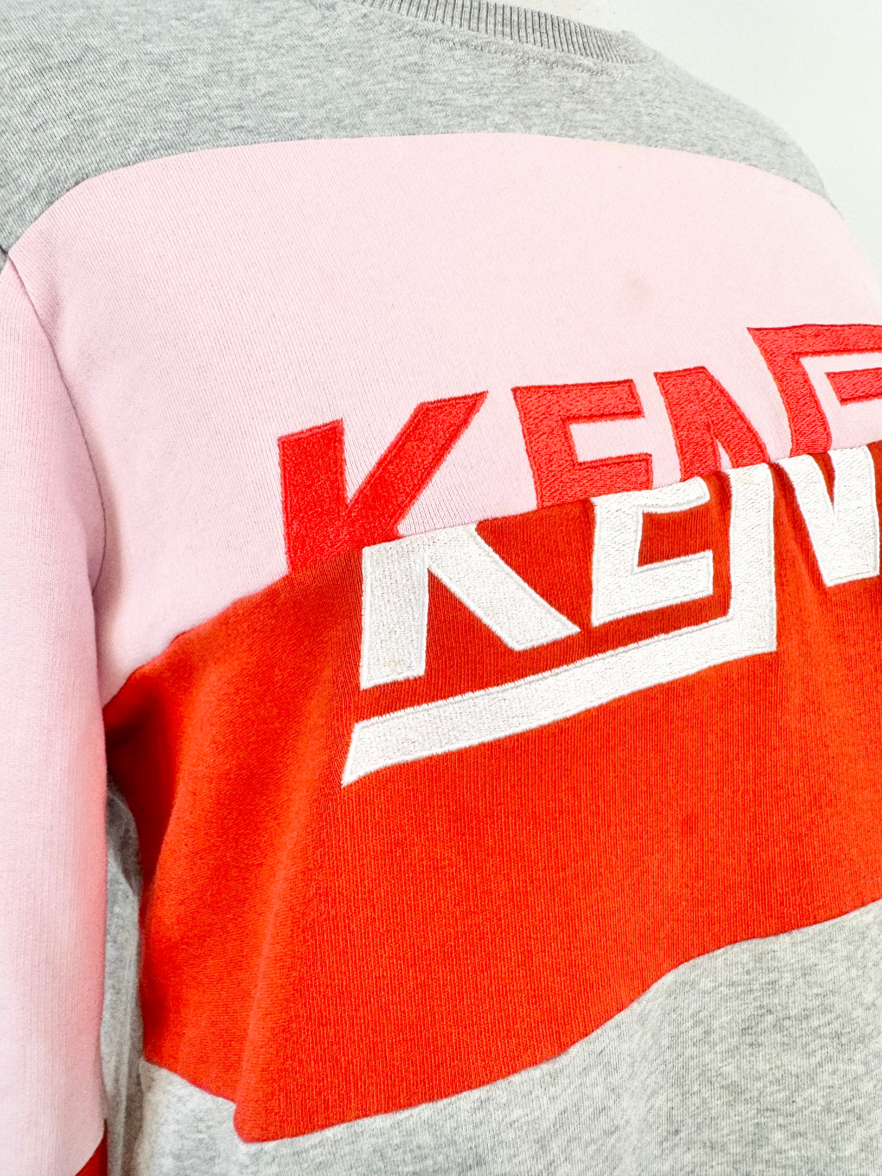 Kenzo Paris Grey Logo Sweater - XL