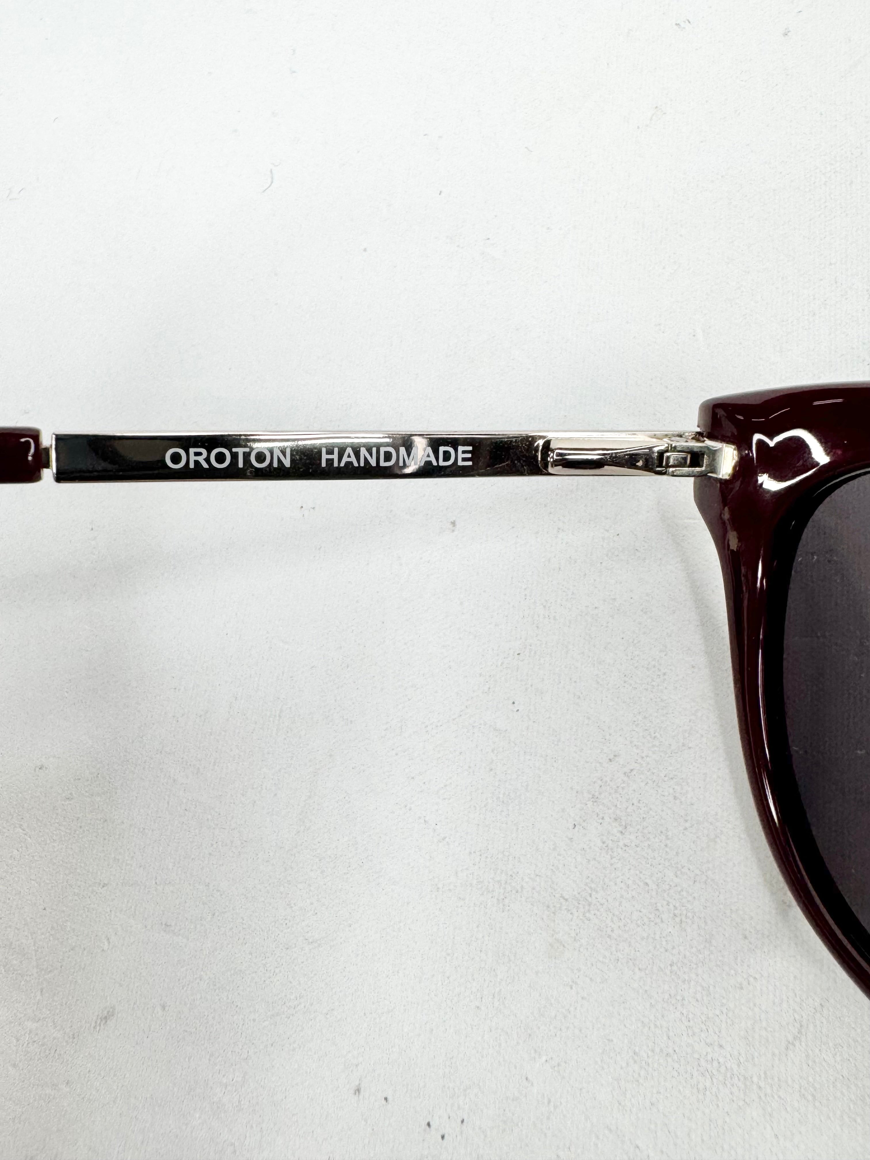 Oroton Wine Red Cat Eye Sunglasses