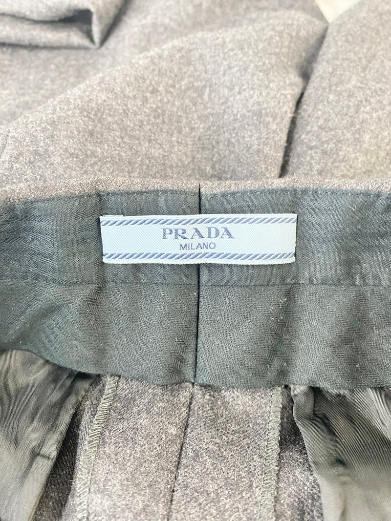 Prada Grey Wool Slacks - AU10