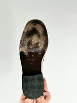 Zimmermann Black Fur & Lizard Pattern Loafers - EU39