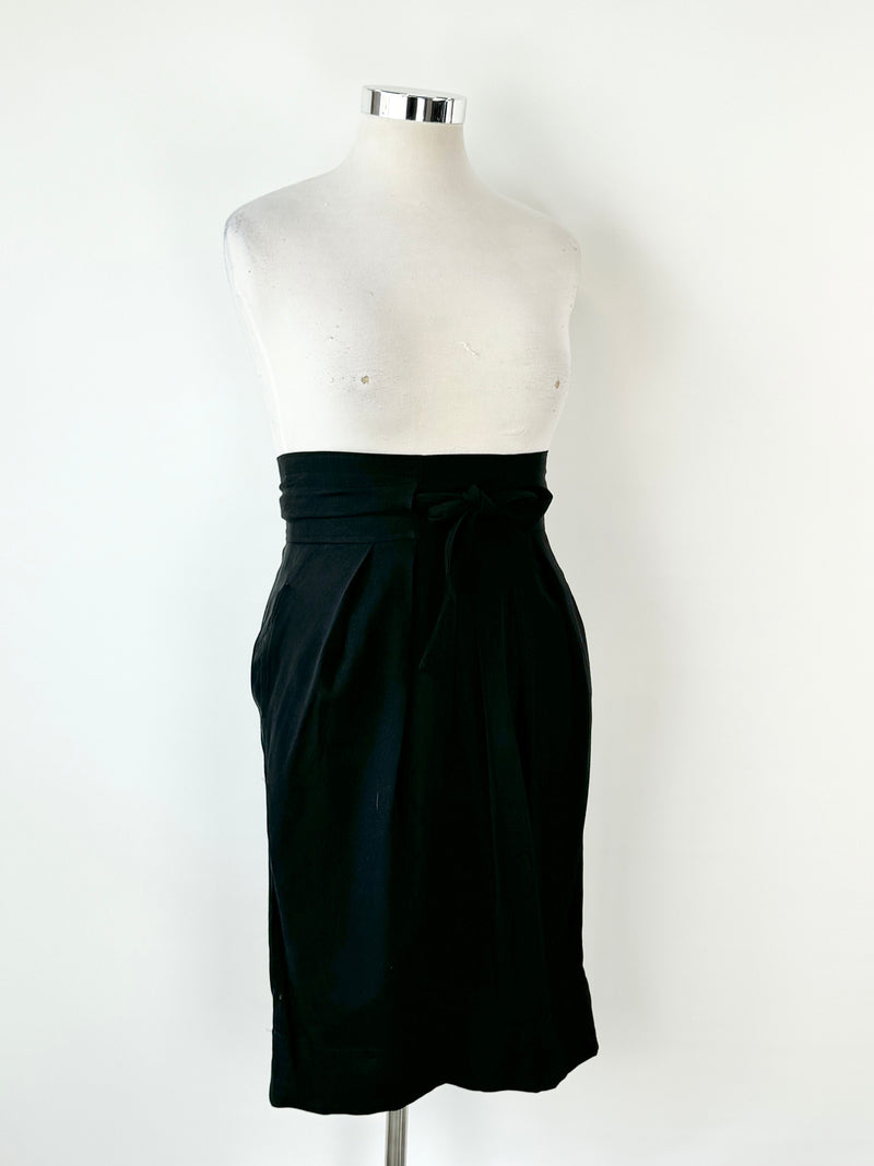 Scanlan Theodore Wool & Viscose Blend Tied Skirt - AU12