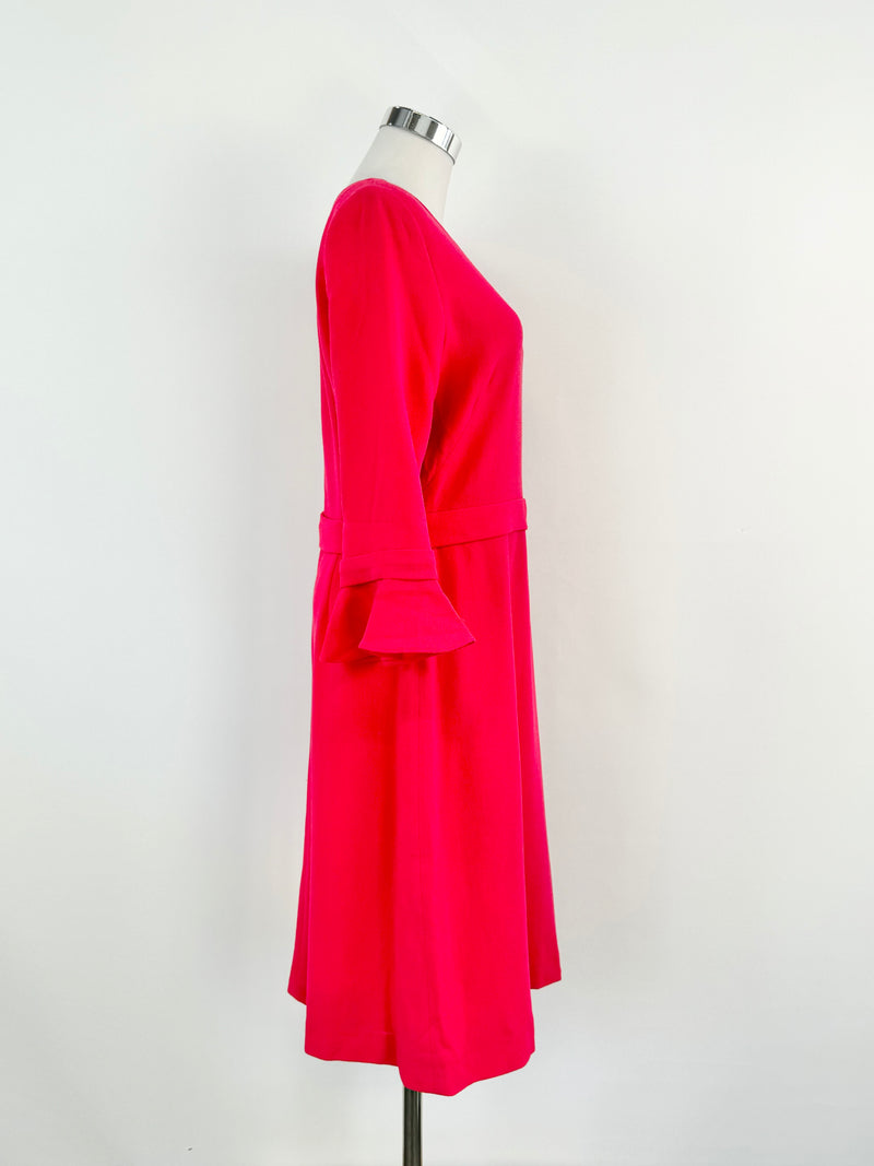 Goat 'Chiara' Raspberry Wool Dress NWT - AU12