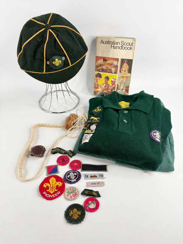 Vintage 70s Australian Scouts Uniform & Paraphernalia