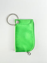 Michael Teperson Spring Green 'Borsa Opera' Bangle Clutch