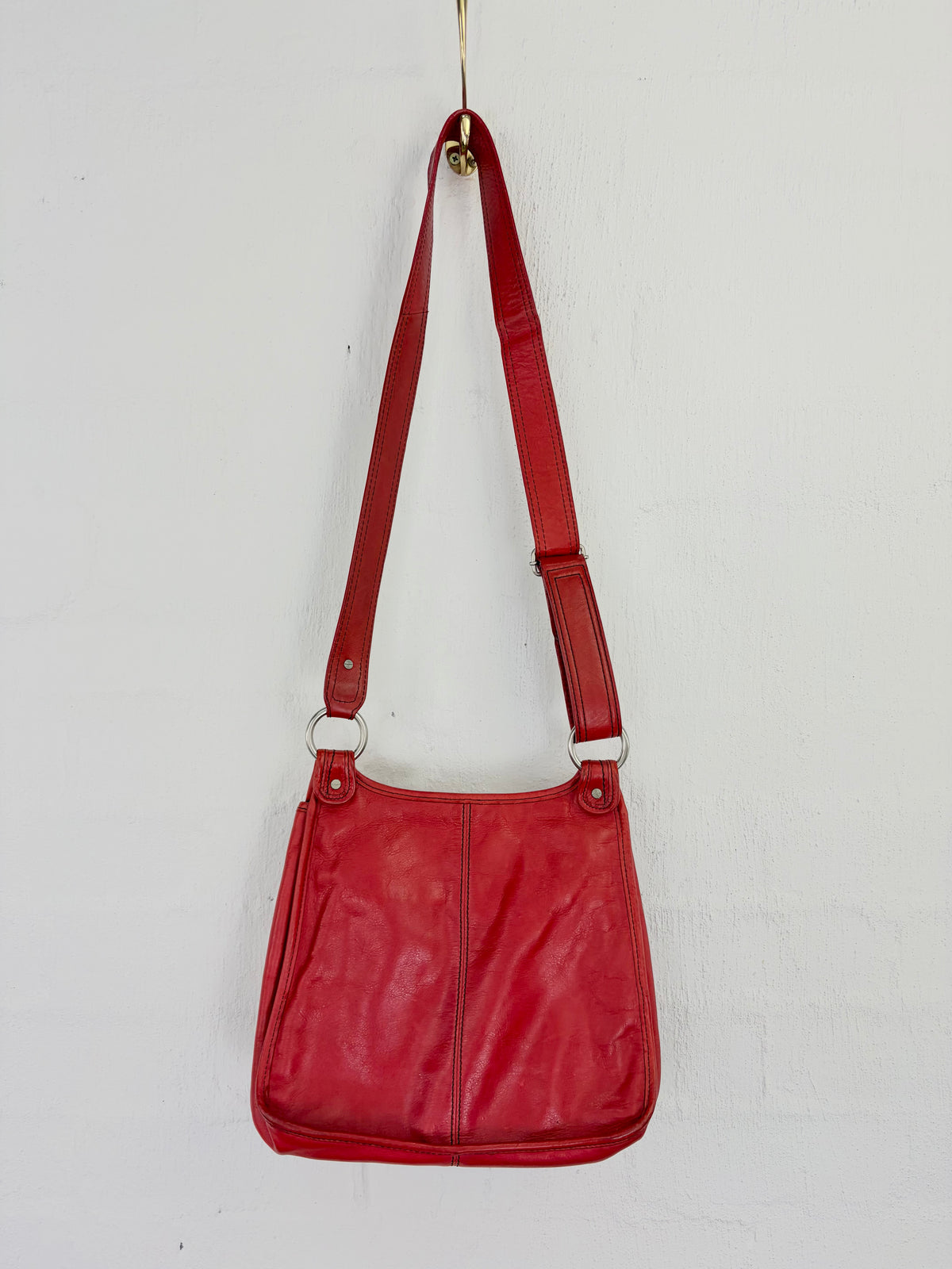 Oroton Muted Red Cross Body Bag
