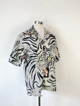 ** Pattern Hawaiian Style Shirt - L