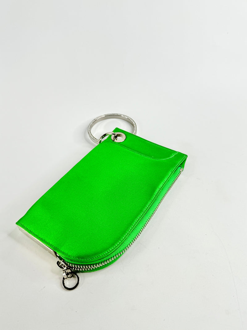 Michael Teperson Spring Green 'Borsa Opera' Bangle Clutch