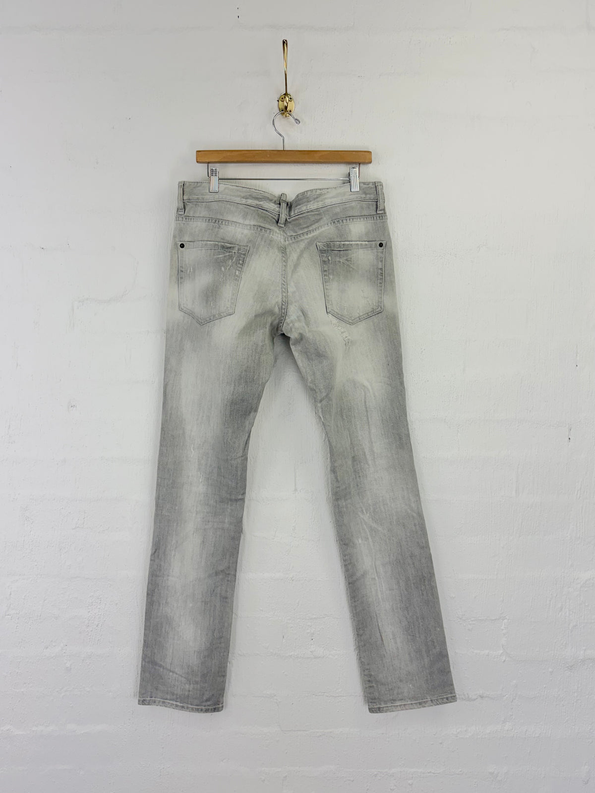 Dsquared Grey Distressed Italian Made Jeans - 50