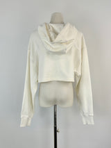Adidas x Stella McCartney White Cropped Hoodie - AU8