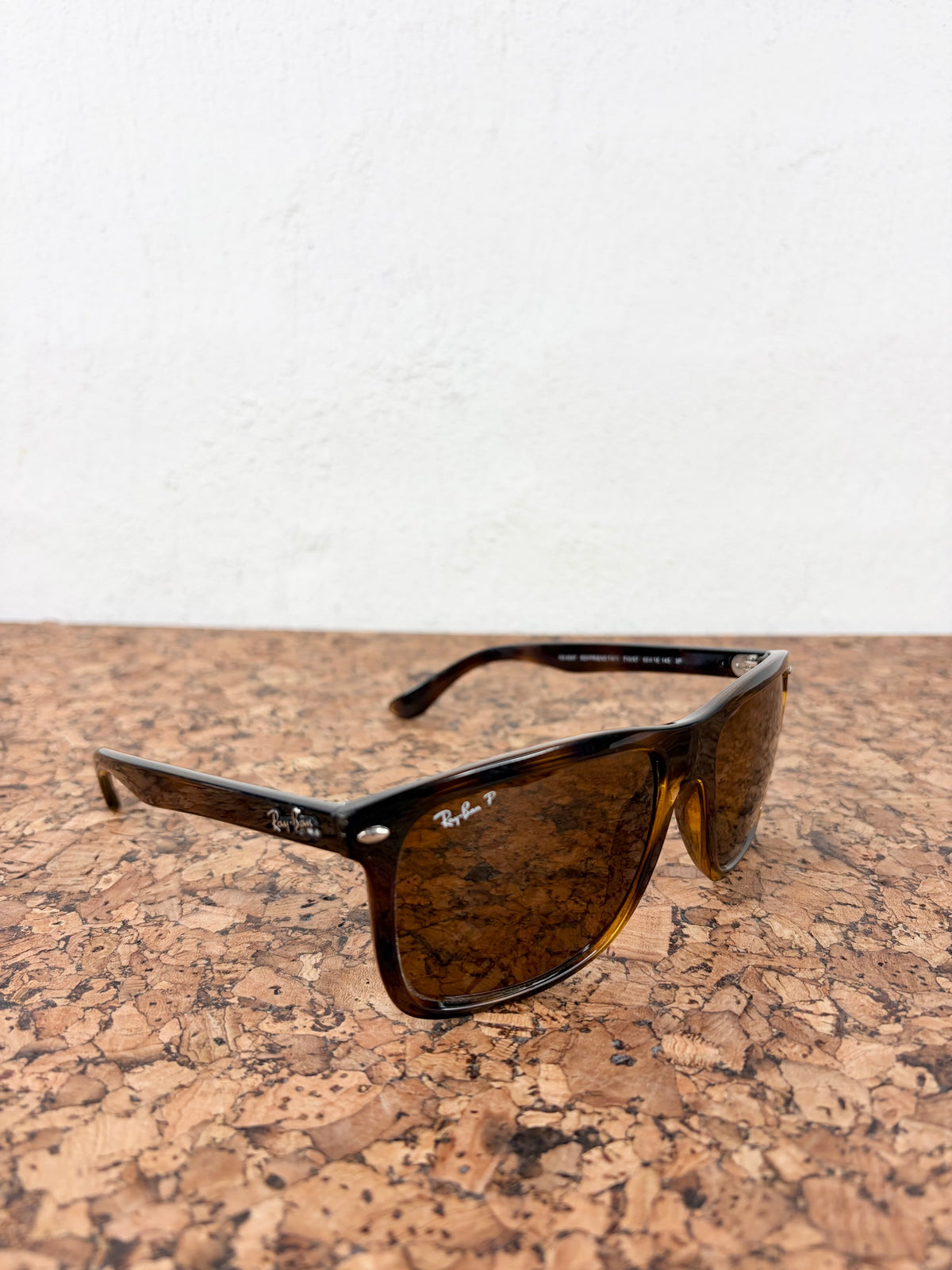 Ray-Ban Boyfriend Two 710/57 Polished Havana Sunglasses