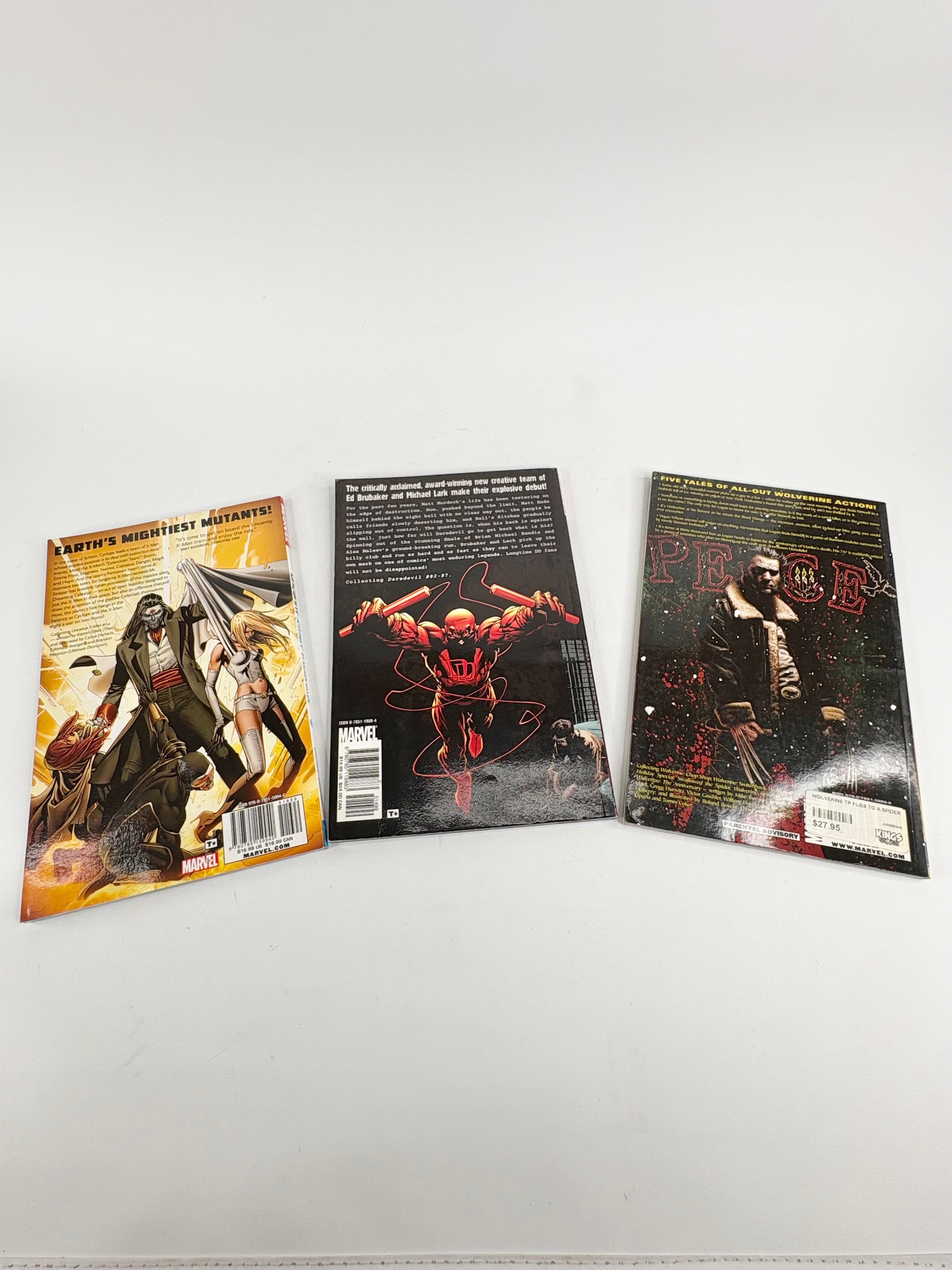 Trio of Marvel Paperback Comics