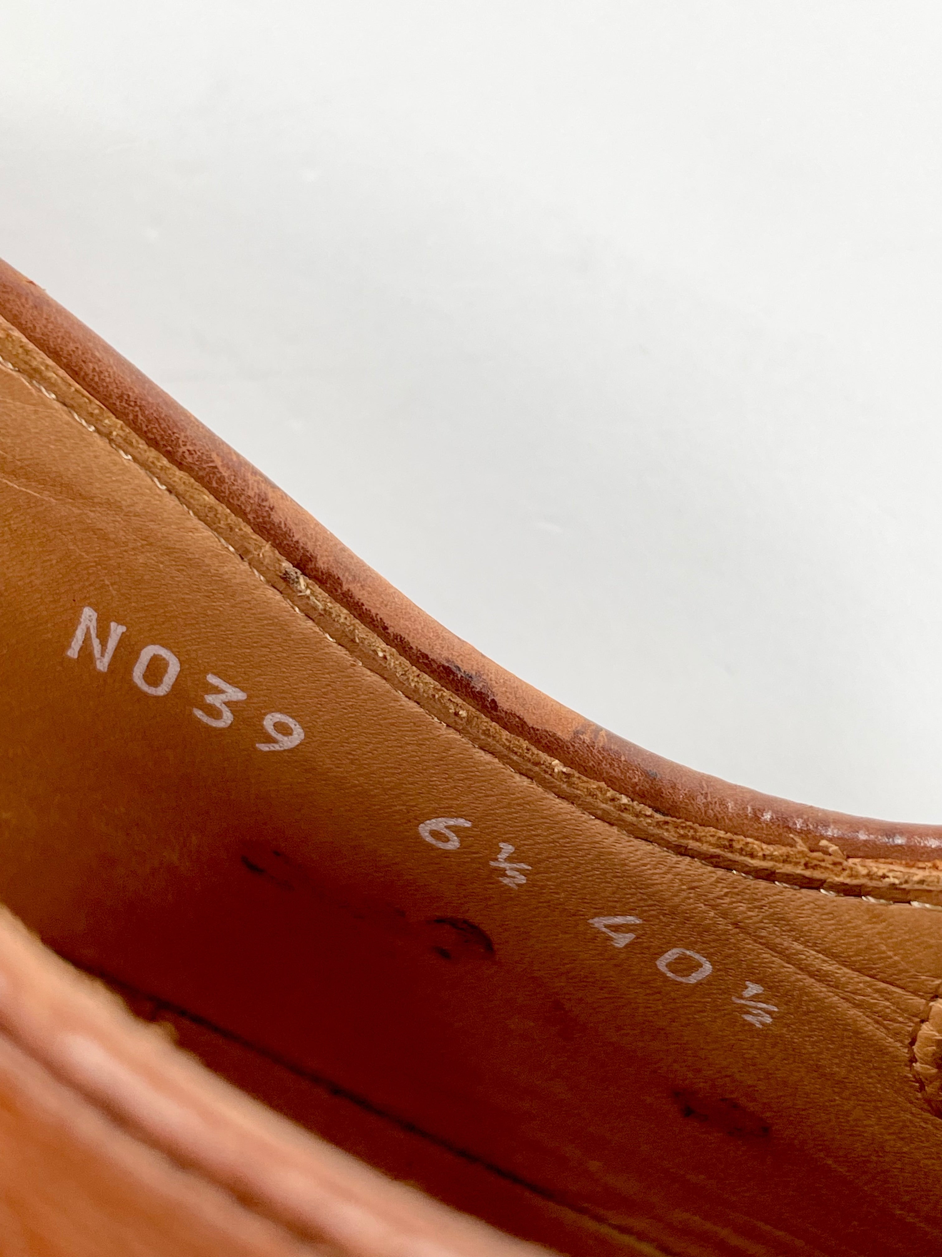 Paul Smith Tan Leather Lace Ups - EU40.5