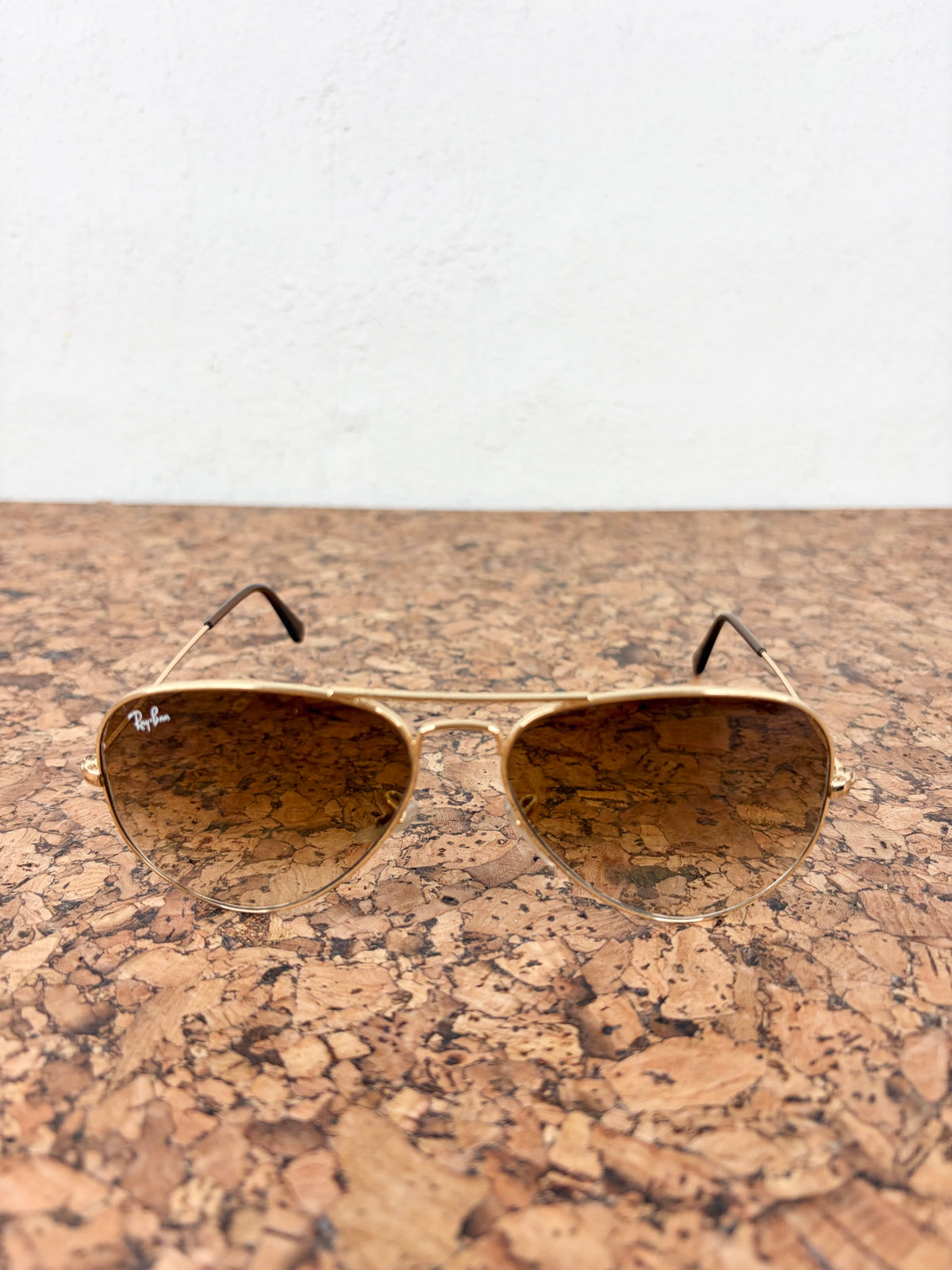 Ray-Ban Gold-Toned Gradient Aviators
