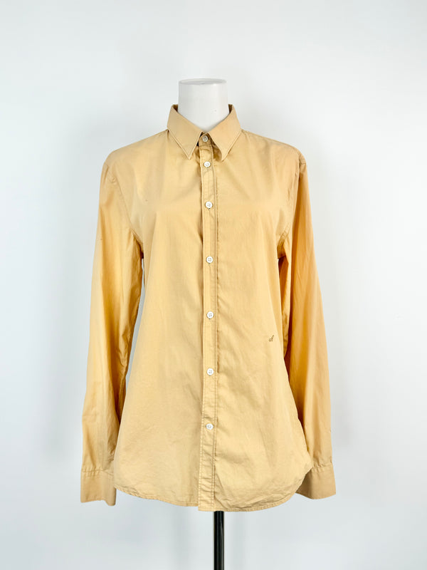 Acne Orange Sorbet Cotton Shirt - 48