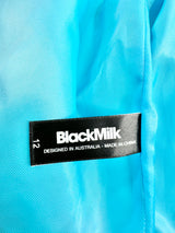 Black Milk Aqua Holographic Biker Jacket - AU12