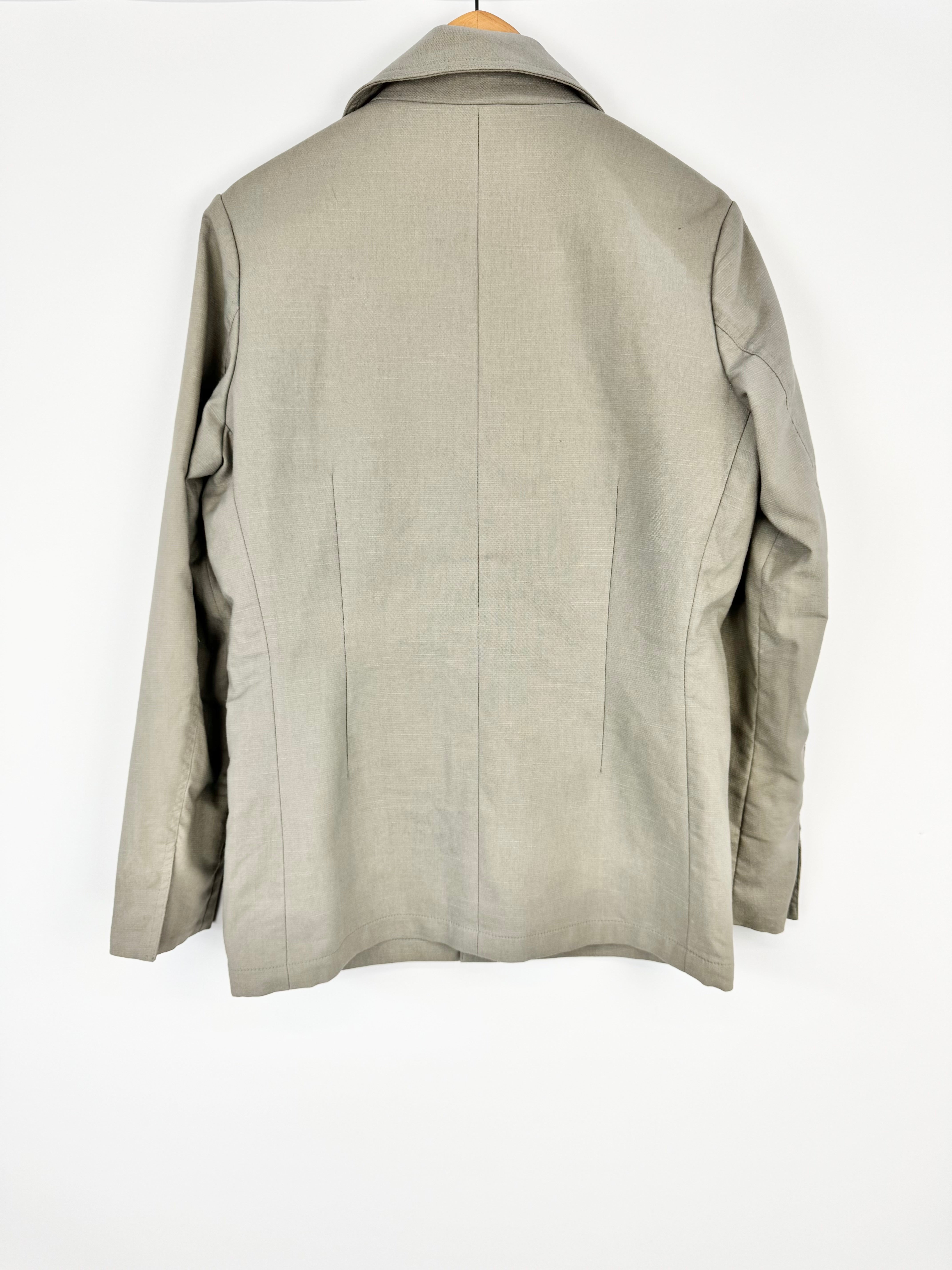 C.M.S Cement Grey Cotton Blend Utility Jacket - S