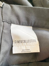 C/MEO Collective Black Ruffle Trim Mini Skirt - AU8