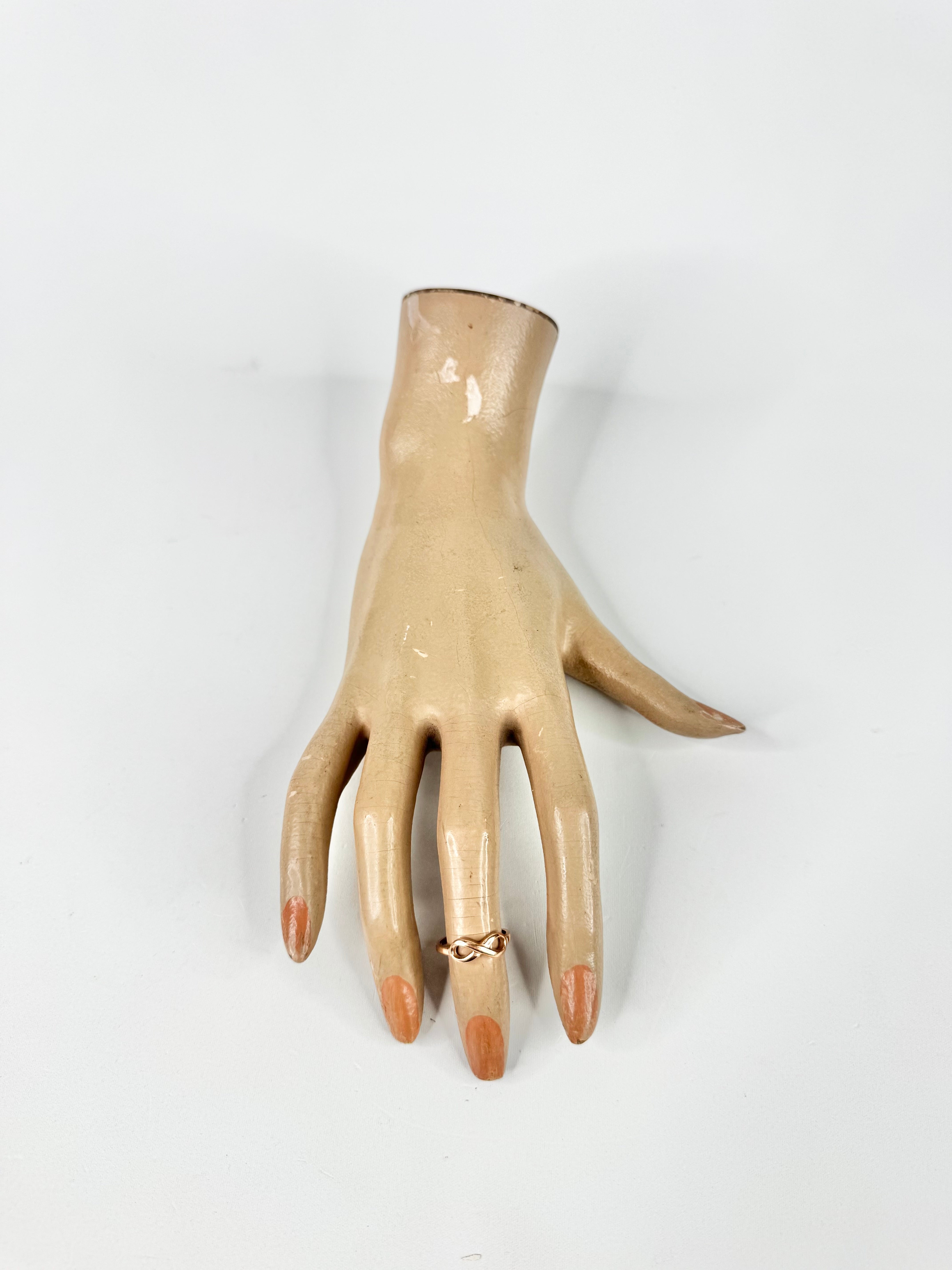 9ct Rose Gold Infinity Ring