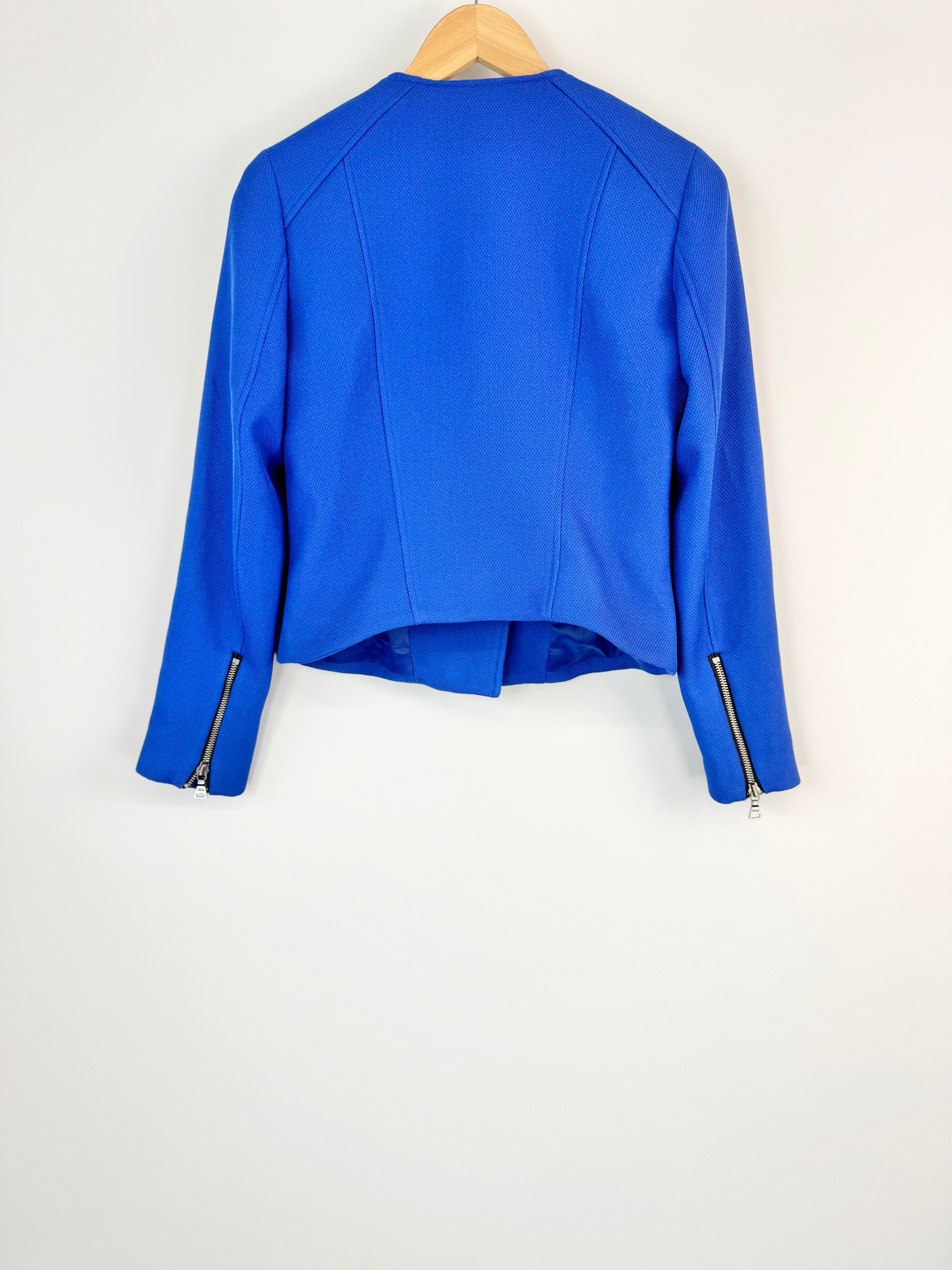 Arthur Galan Cobalt Blue Paula Biker Jacket NWT - AU8