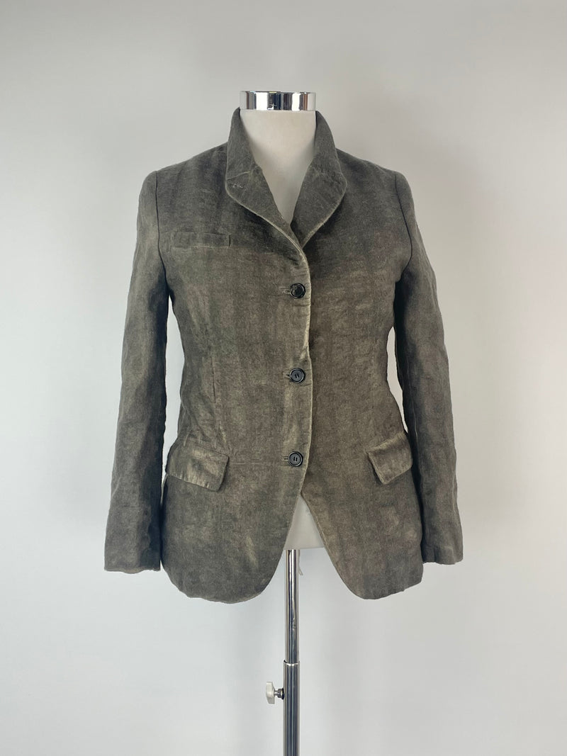 Rundholz Dip Umber Wool Blend Blazer AU12/14