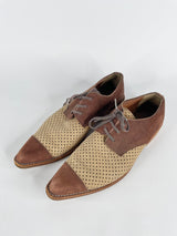 Tricot Commes des Garçons Tan Suede Lace Ups  - EU37