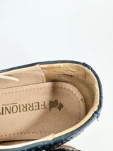Ferrioni Navy Blue Brogue Lace Ups - EU37.5