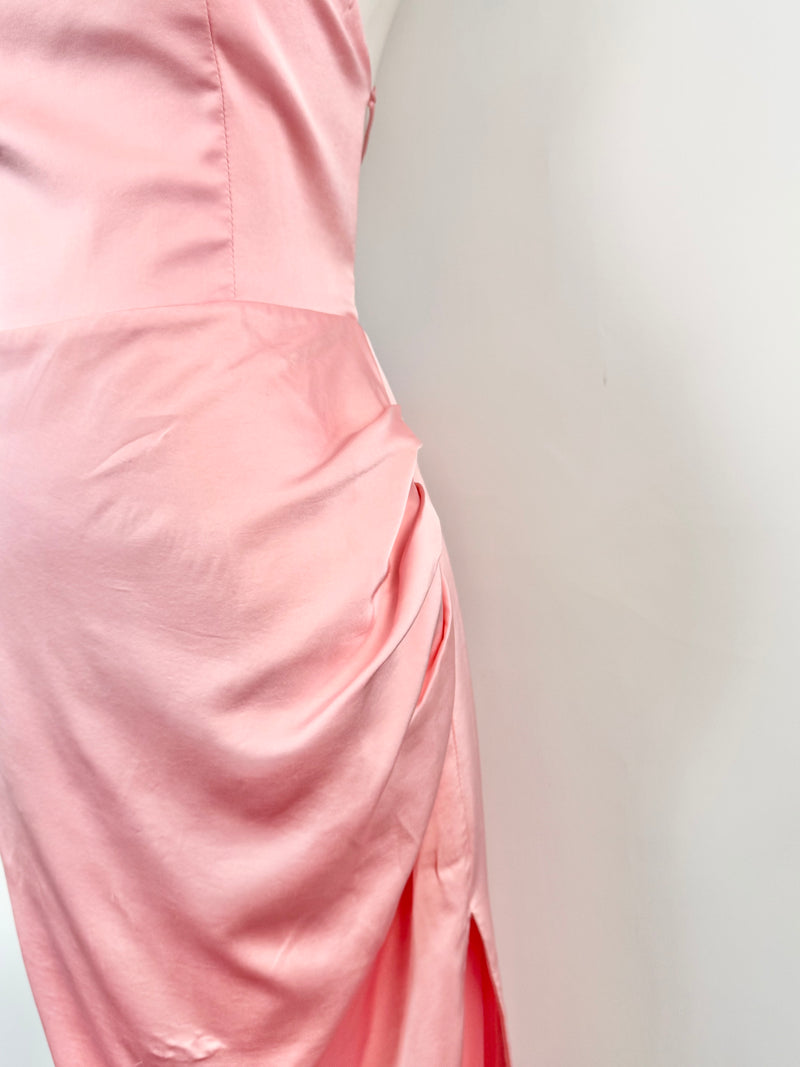 Manning Cartell Cherry Blossom Pink Silky Cocktail Dress - AU10