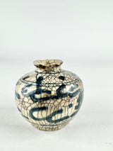 Antique Stoneware Hand Painted Jarlet