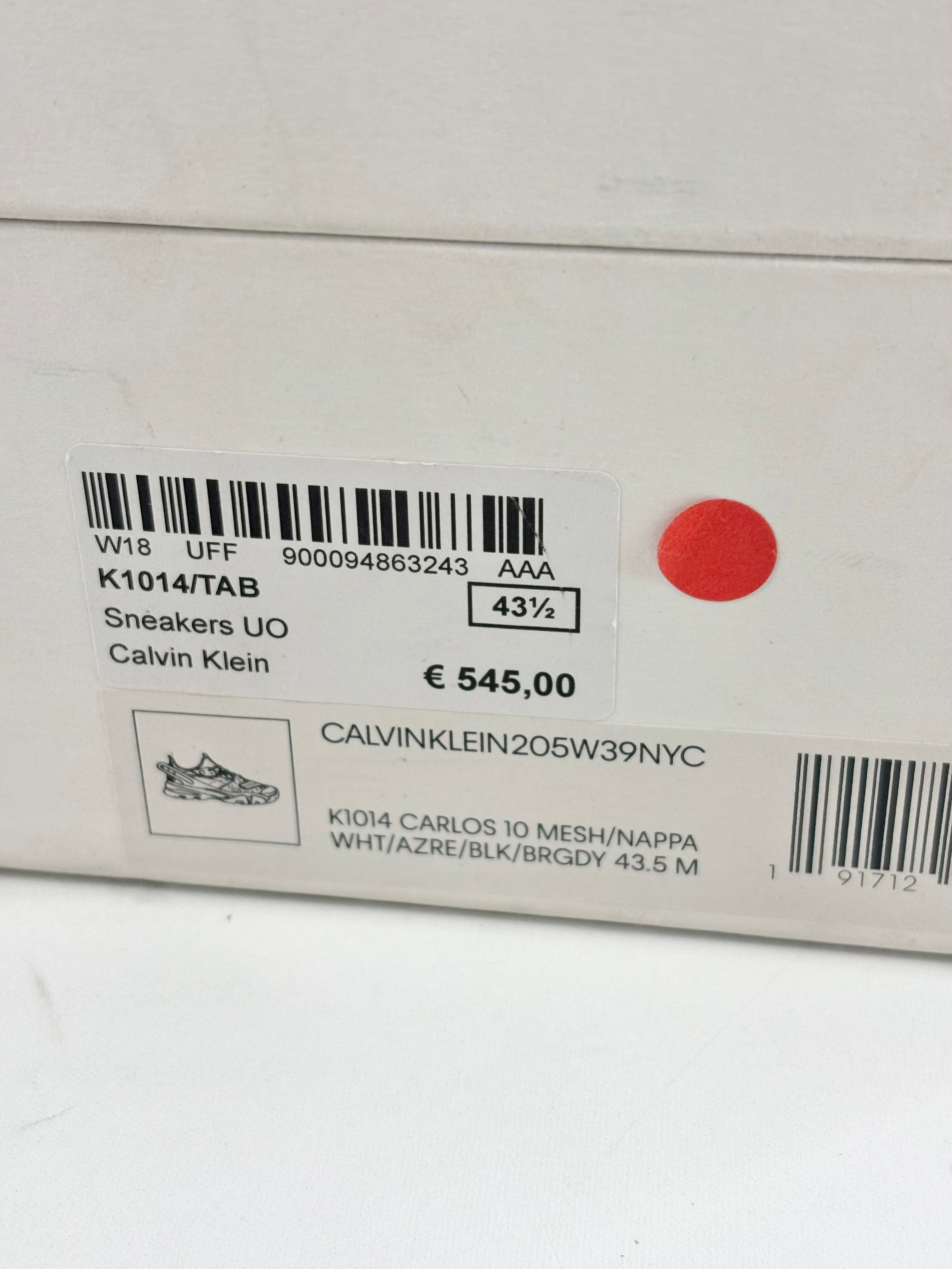 Calvin Klein 205W39NYC Multicolour 'Carlos' Mesh Sneakers - EU43.5