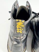 Dr. Martens Black Leather 8-Eye Lace Up Boots - EU42