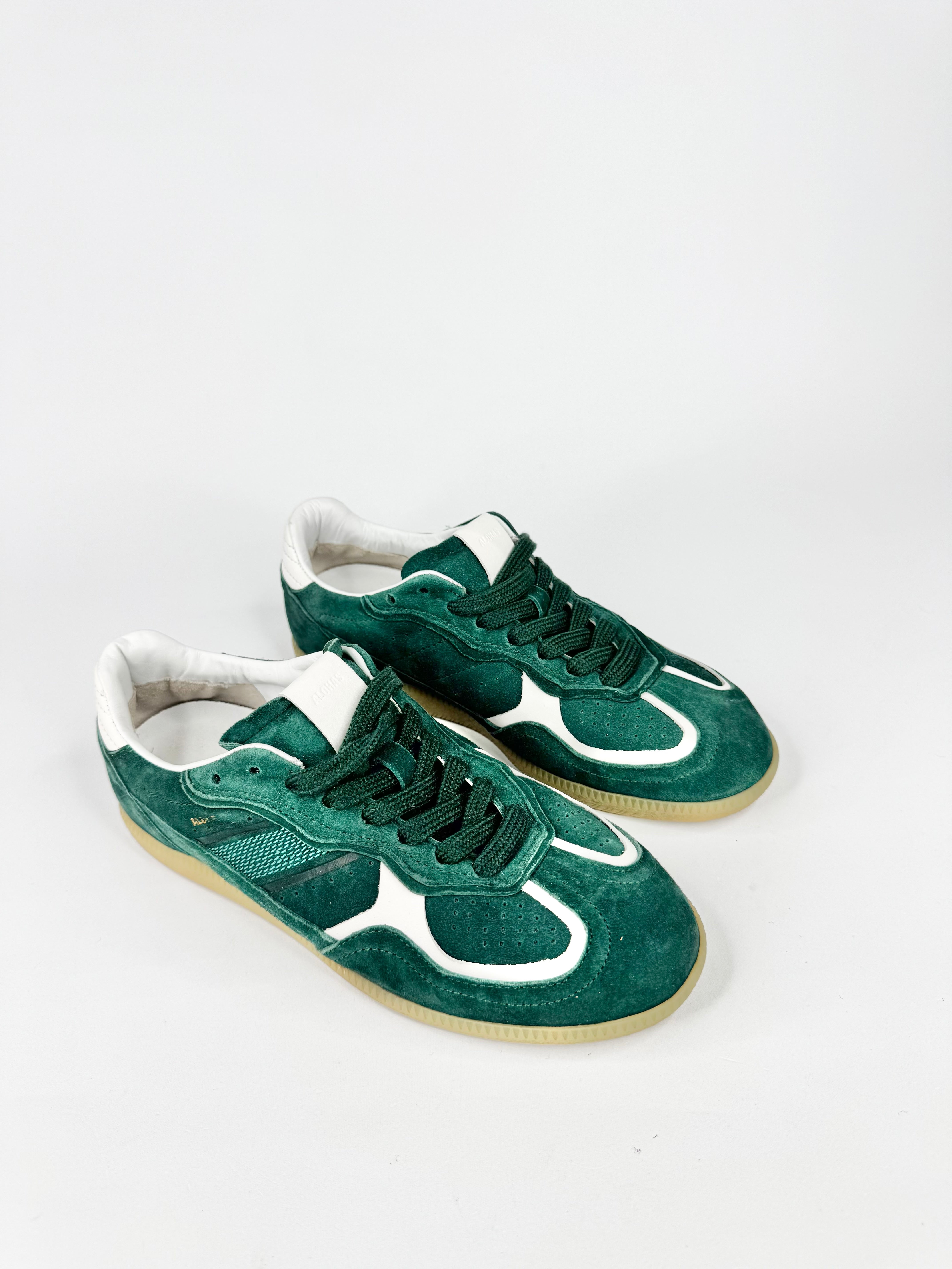 Alohas Forest Green & White 'Rife' Sneakers - EU36