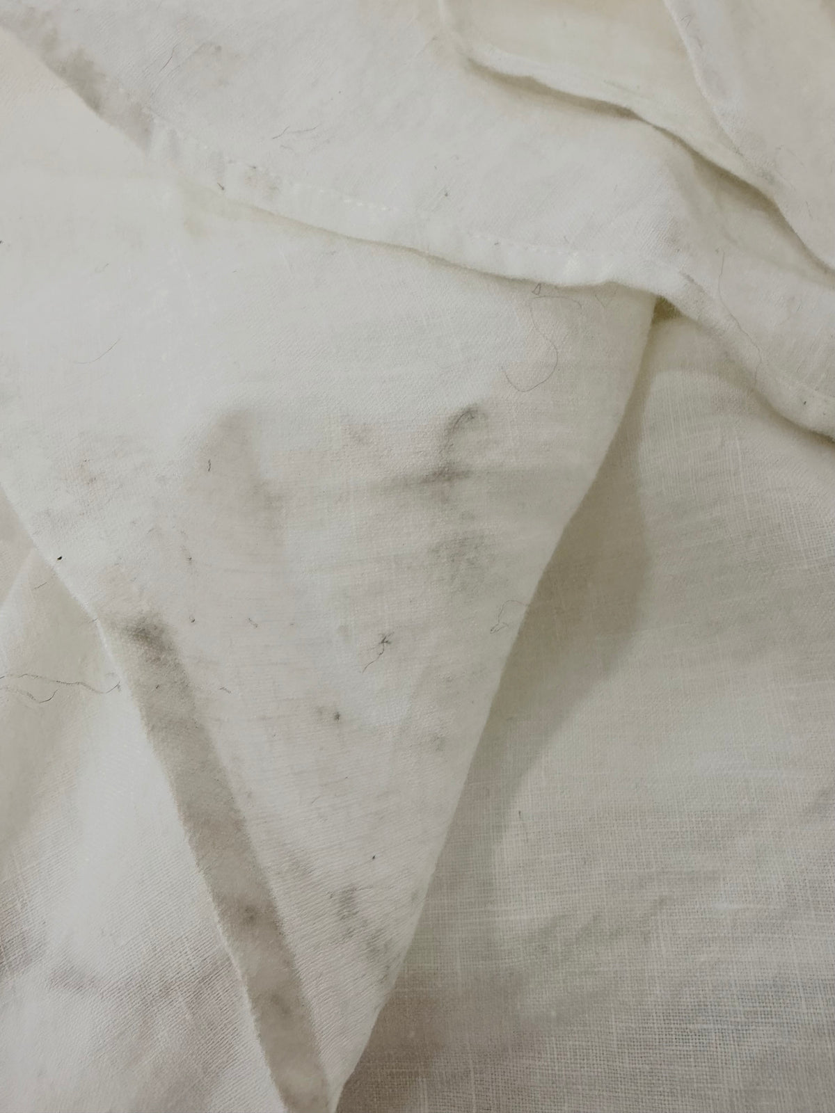 Marle 'Ingrid' Ivory Linen Long Sleeve Midi Dress - AU10