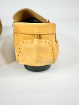 Basement Ochre Leather Loafers - EU43