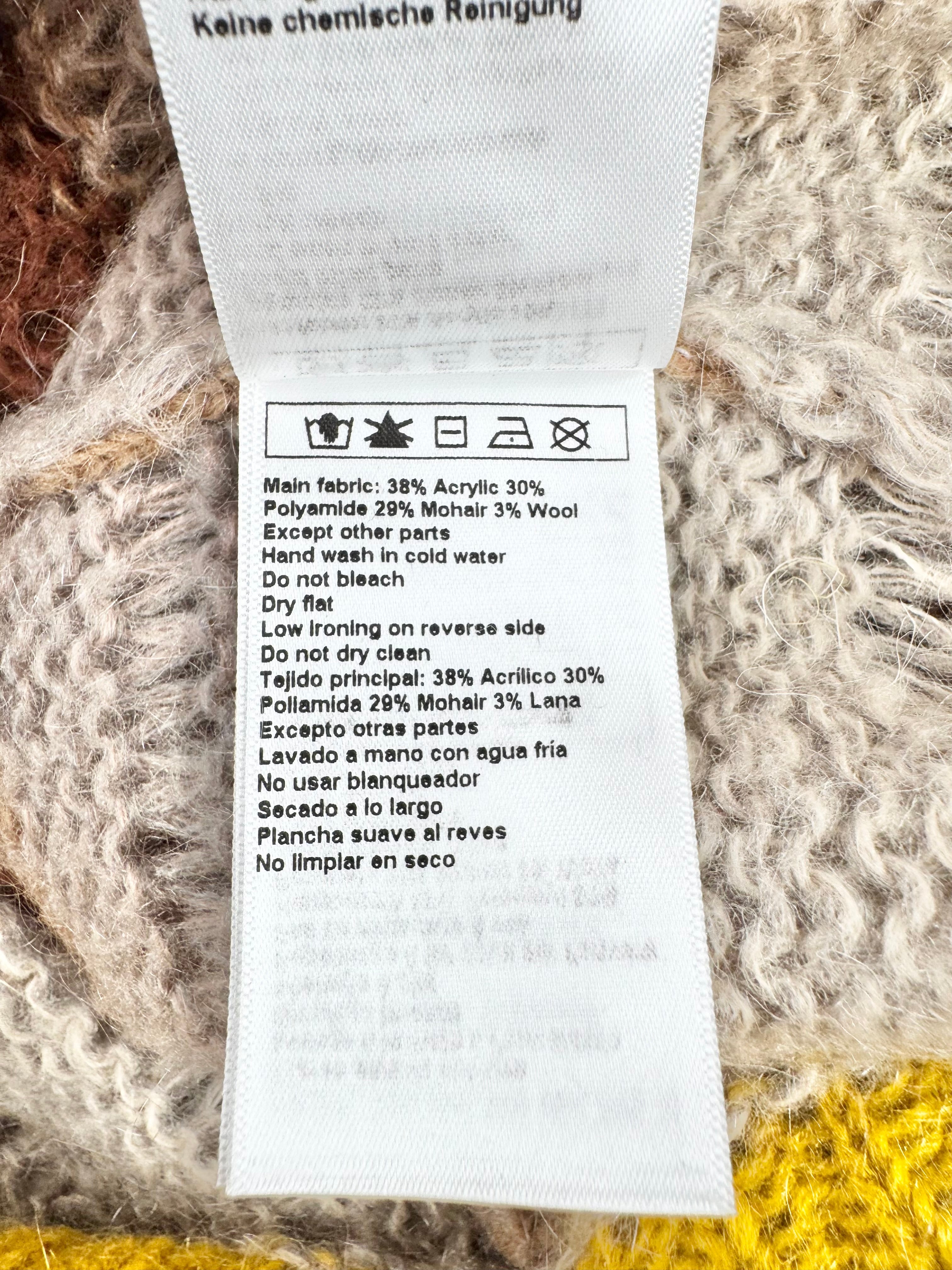 Ba&sh Striped Mohair Blend Sweater - AU10