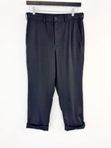 Black Comme des Garçons Wool Slacks - L