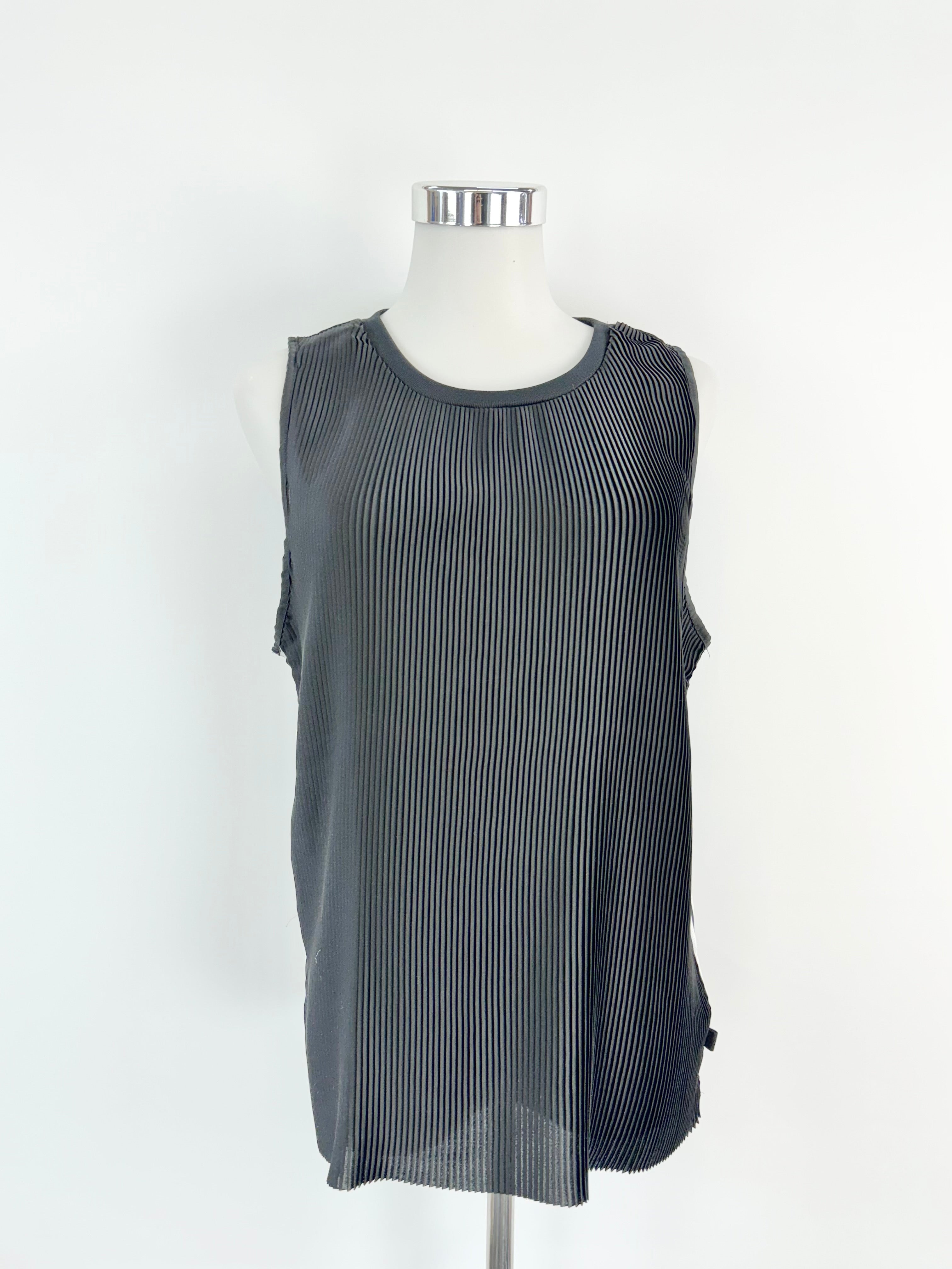 Adidas Black Pleated Top - AU6