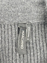 Marciano by Guess Charcoal Rib-Knit Asymmetric Skirt - AU8