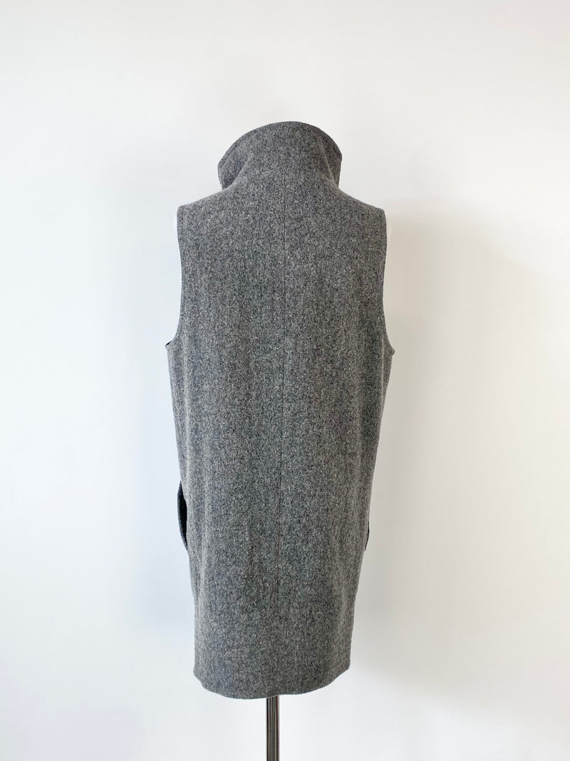 Ella Sanderson Grey Cashmere Blend Vest NWT - AU6/8