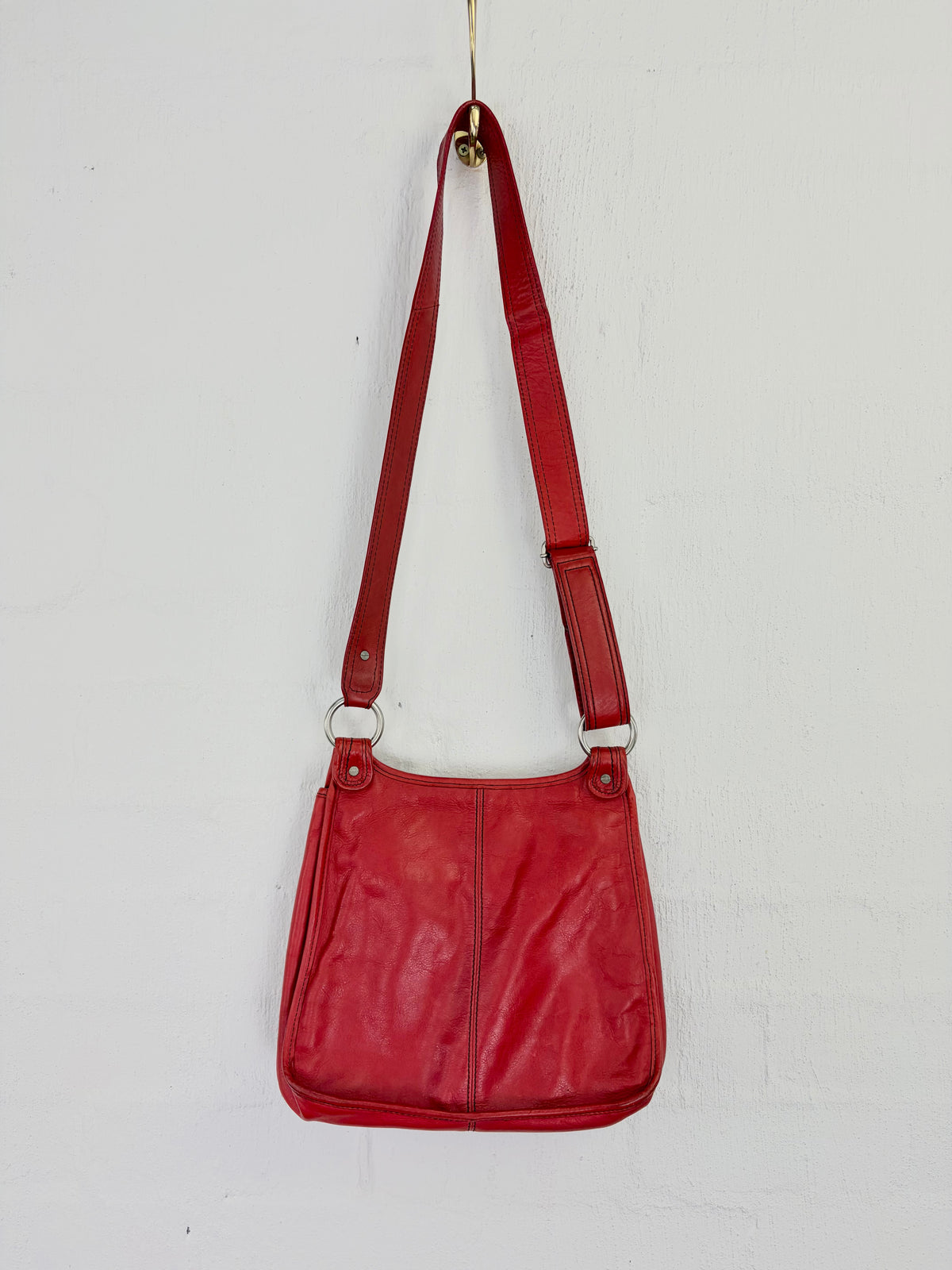 Oroton Muted Red Cross Body Bag