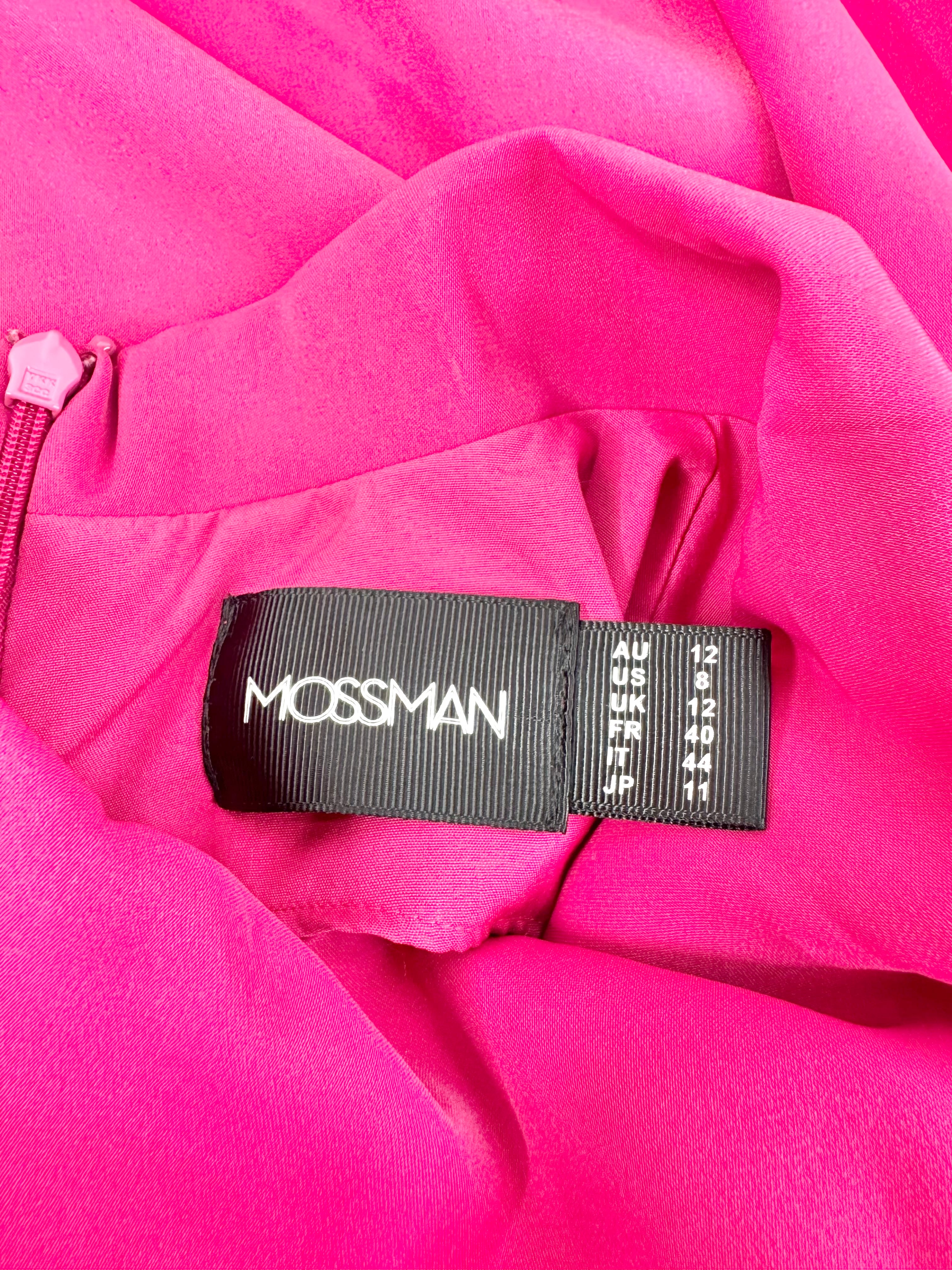 Mossman Fuchsia Cowl-Neck Blouse - AU12