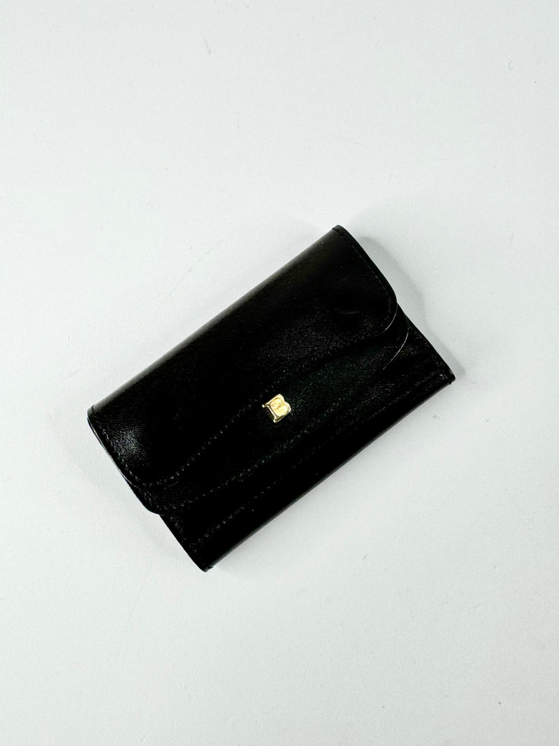 Bally Black Leather Key Holder